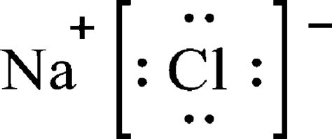 Lewis Dot Structure for Sodium Chloride .